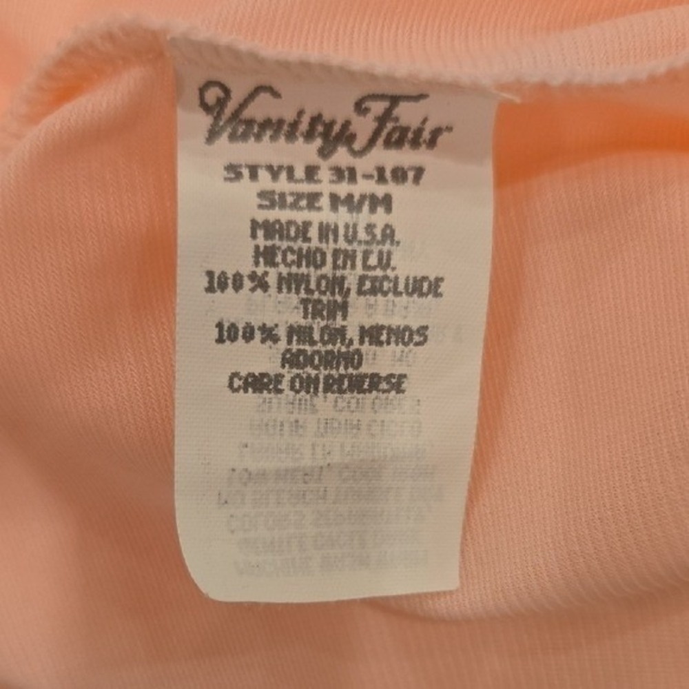 Vanity‎ Fair Vintage Nightgown Medium Cottagecore Floral Applique Long Sleeve - Picture 6 of 7